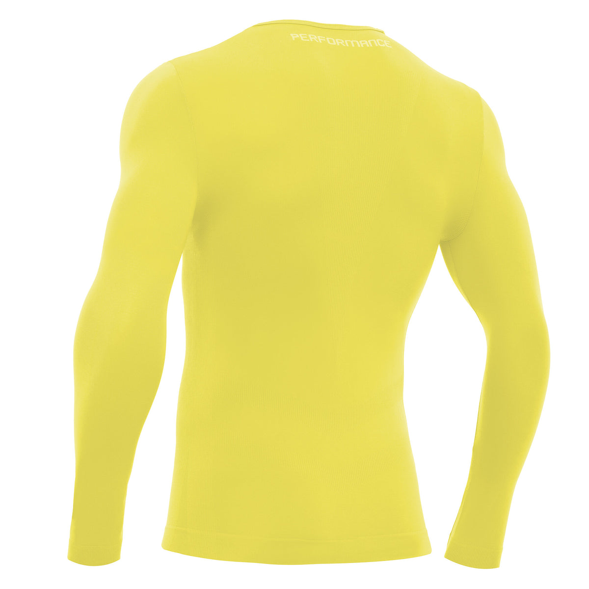 Macron Performance Long Sleeve Base Layer Top - Yellow