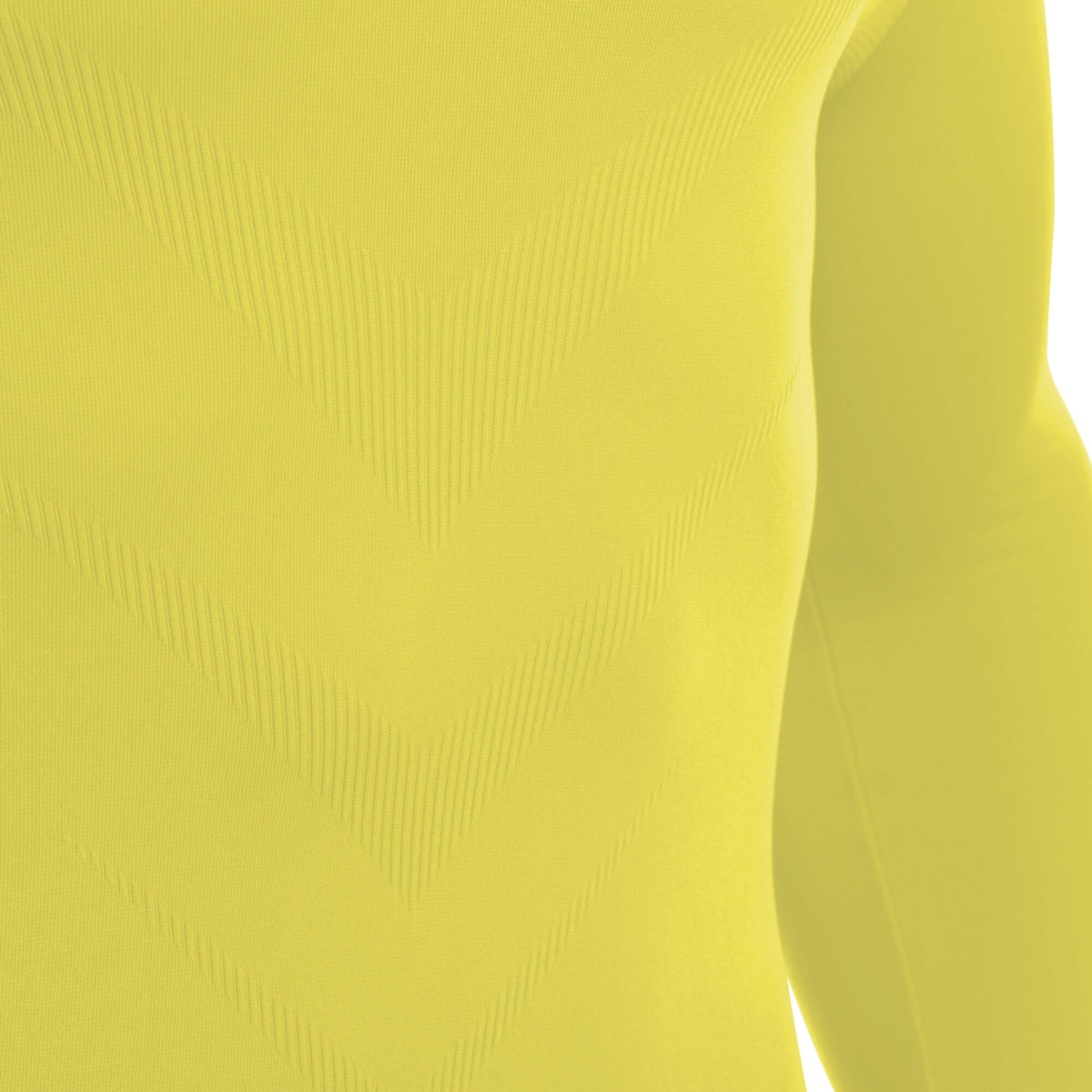 Macron Performance Long Sleeve Base Layer Top - Yellow