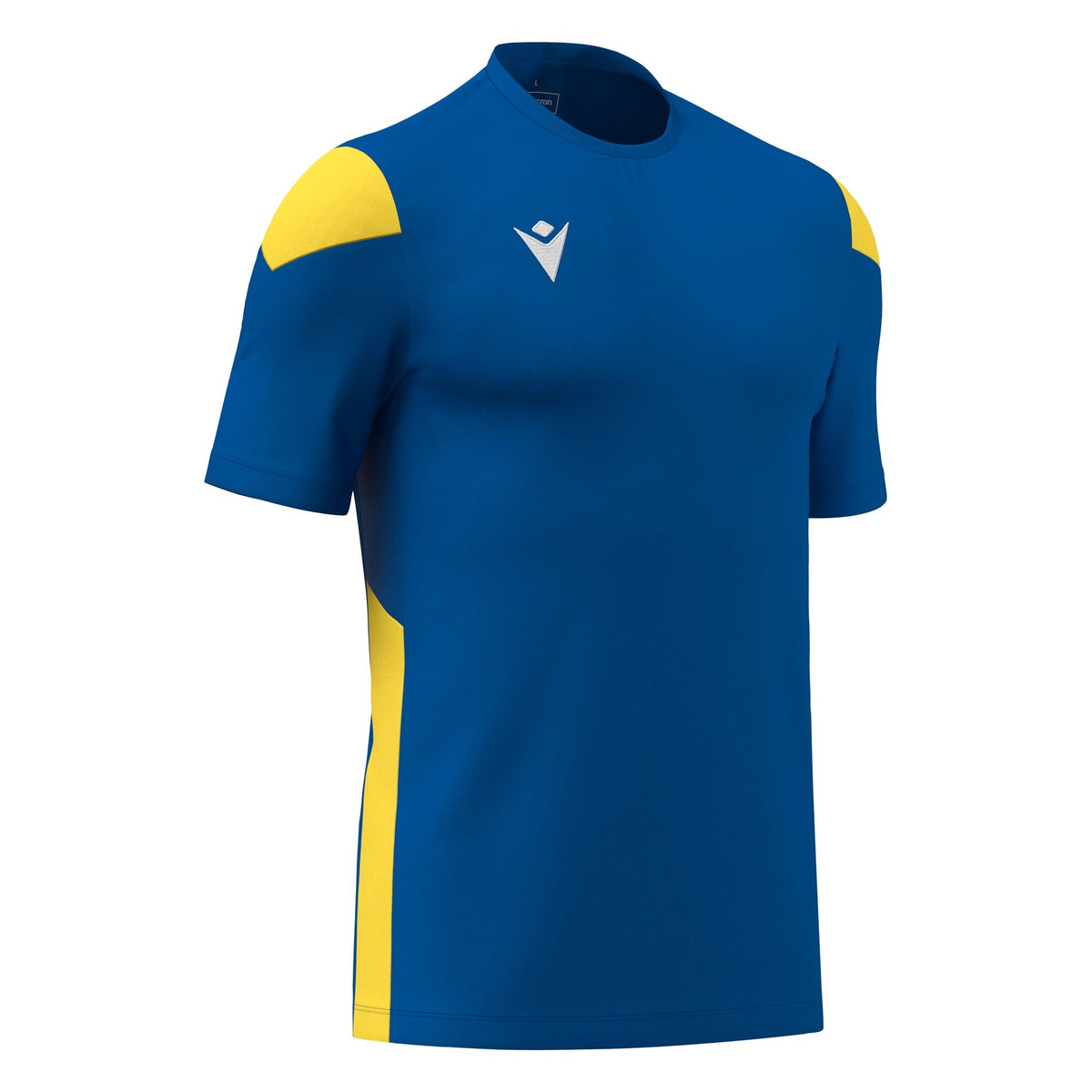 Macron Polis Shirt - Royal Blue/Yellow