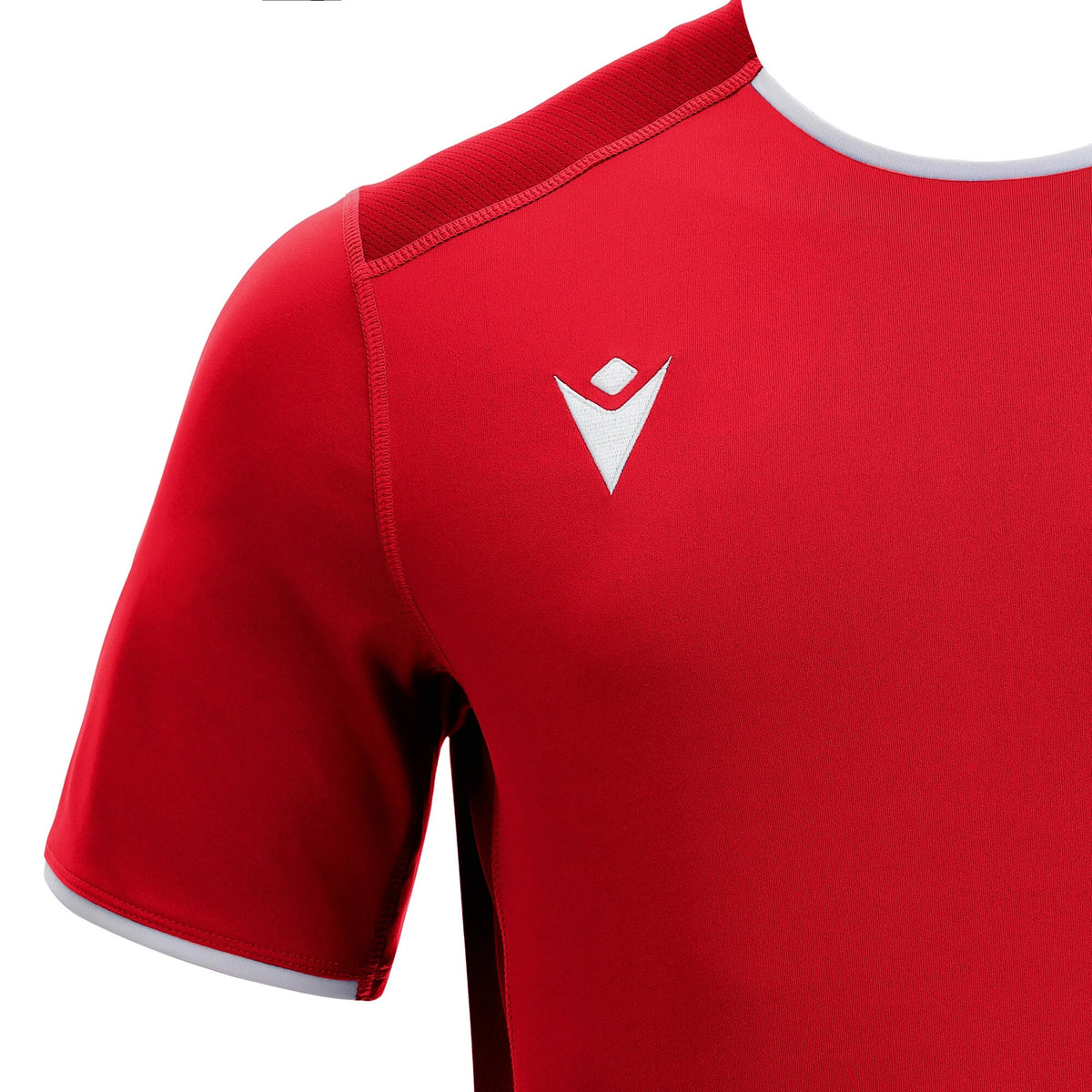 Macron Rhodium Eco Shirt - Red/White