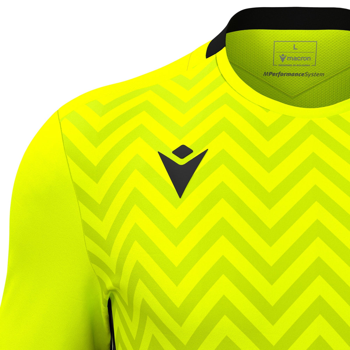 Macron Scorpio Eco Goalkeeper Shirt - Neon Yellow/Black