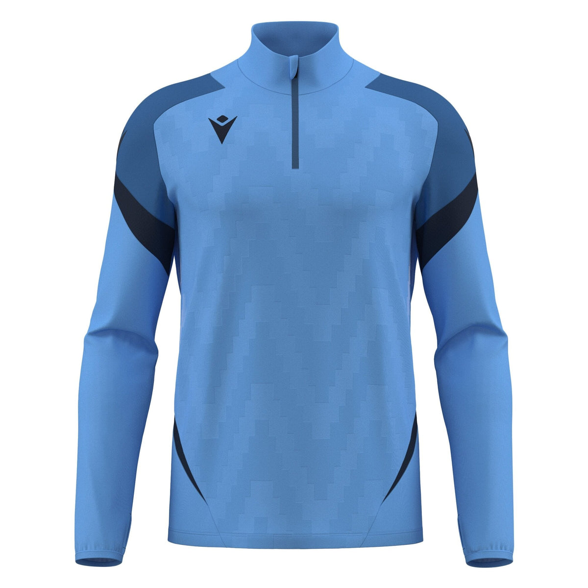Macron Starfall 1/4 Zip Jersey - Indigo Sky Blue/Navy - view-10