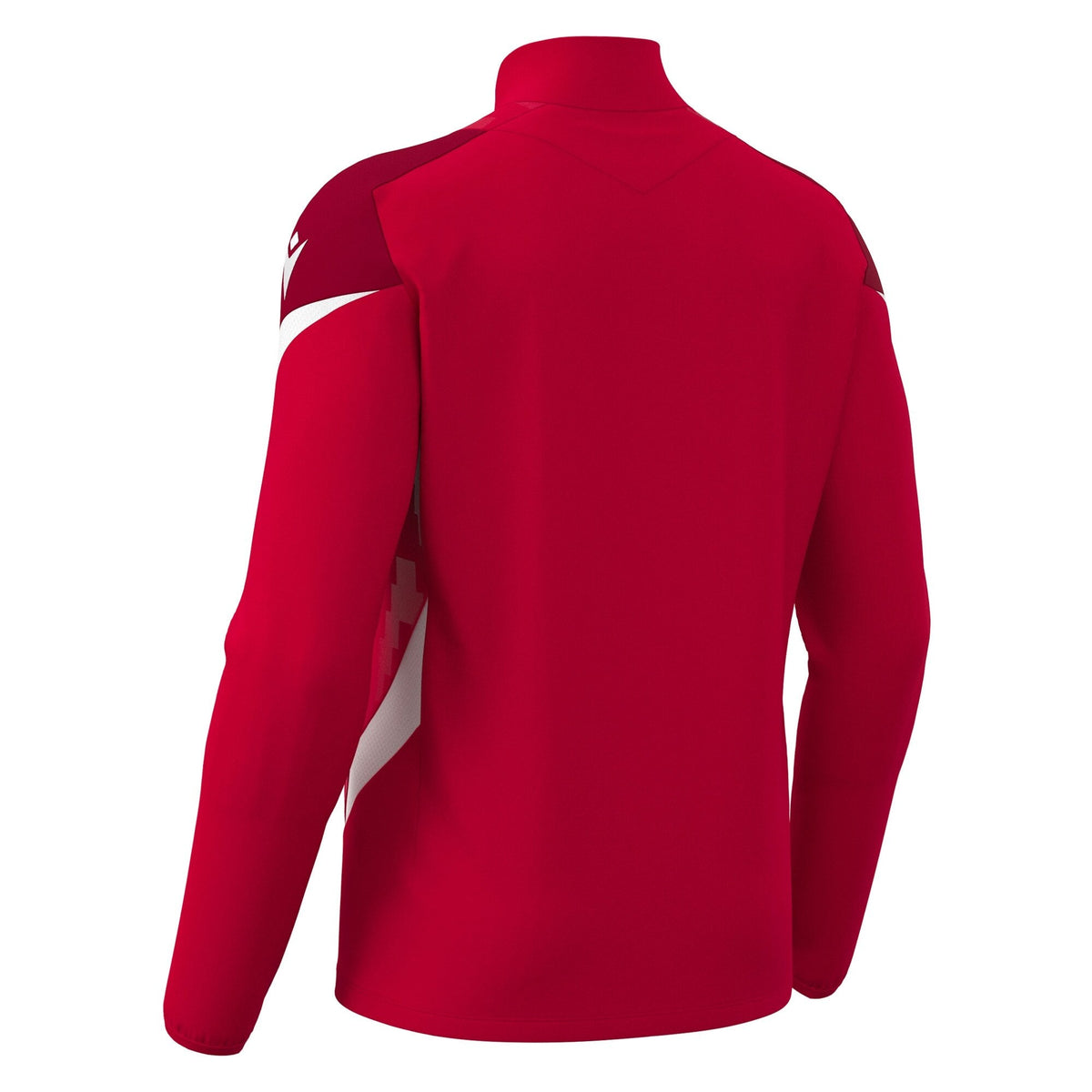 Macron Starfall 1/4 Zip Jersey - Red/White - view-02