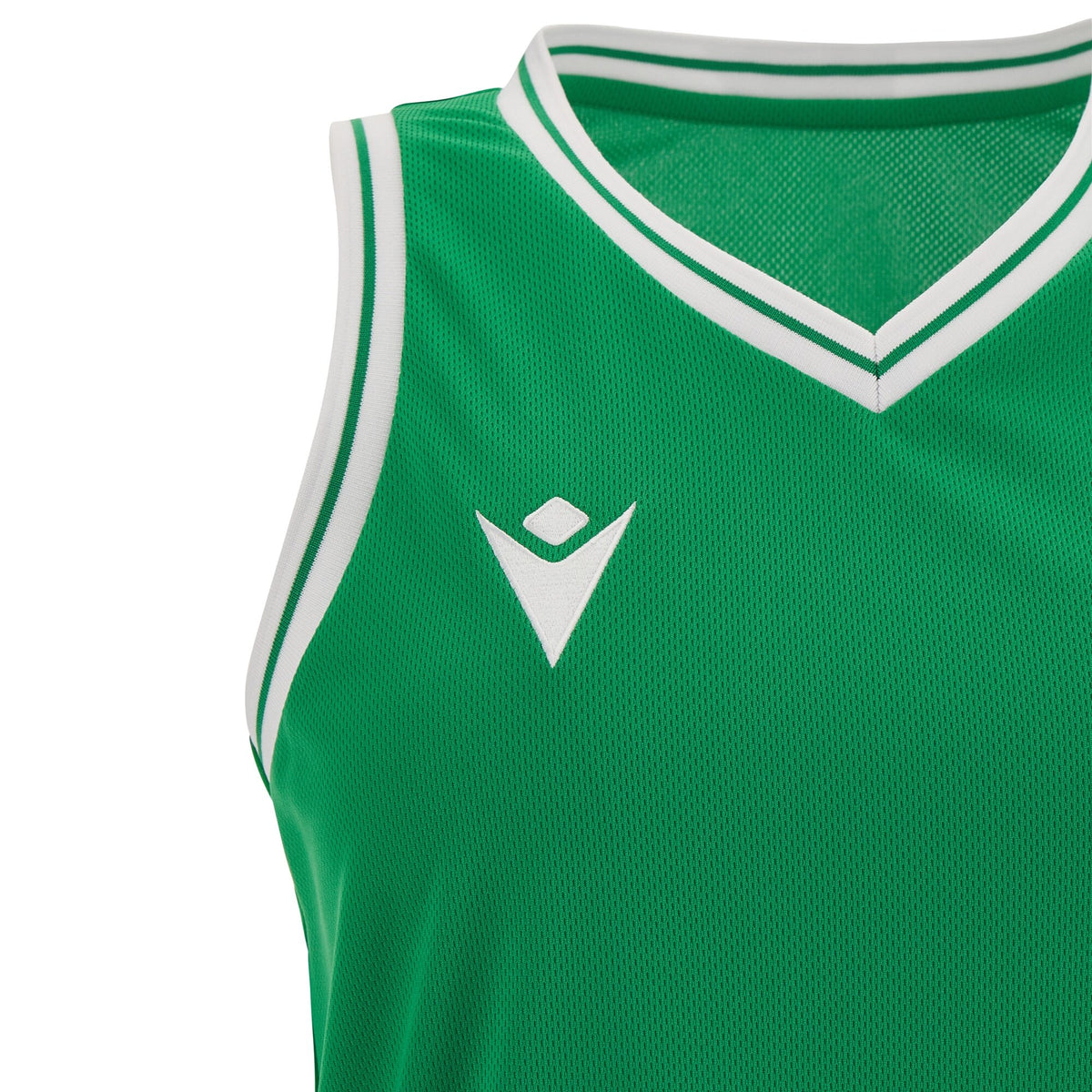 Macron Tellurium Eco Basketball Shirt - Green/White