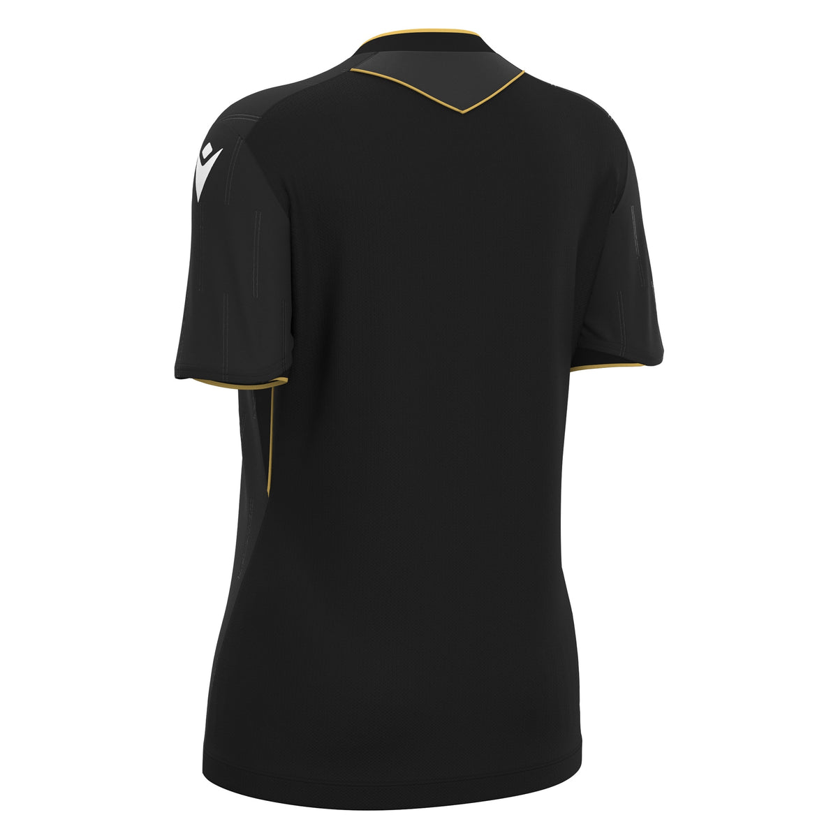 Macron Tess Eco Referee Shirt - Black/Gold