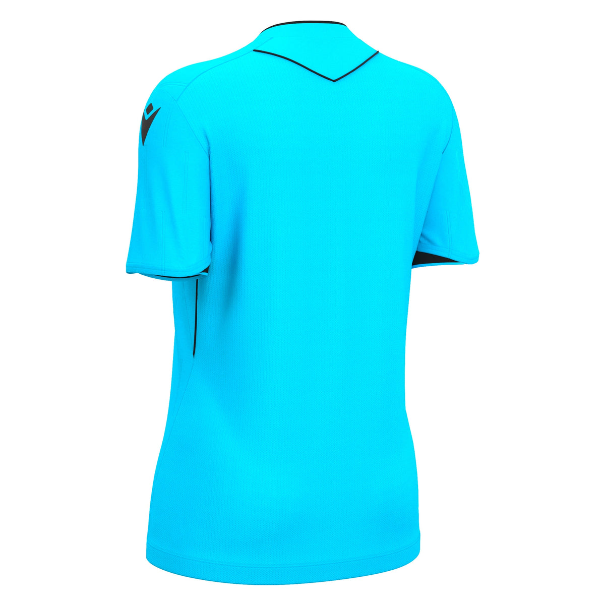 Macron Tess Eco Referee Shirt - Neon Sky/Black