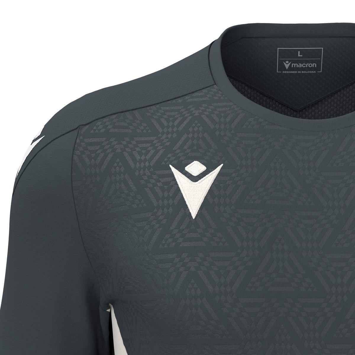 Macron Wisp Shirt - Anthracite/Off White