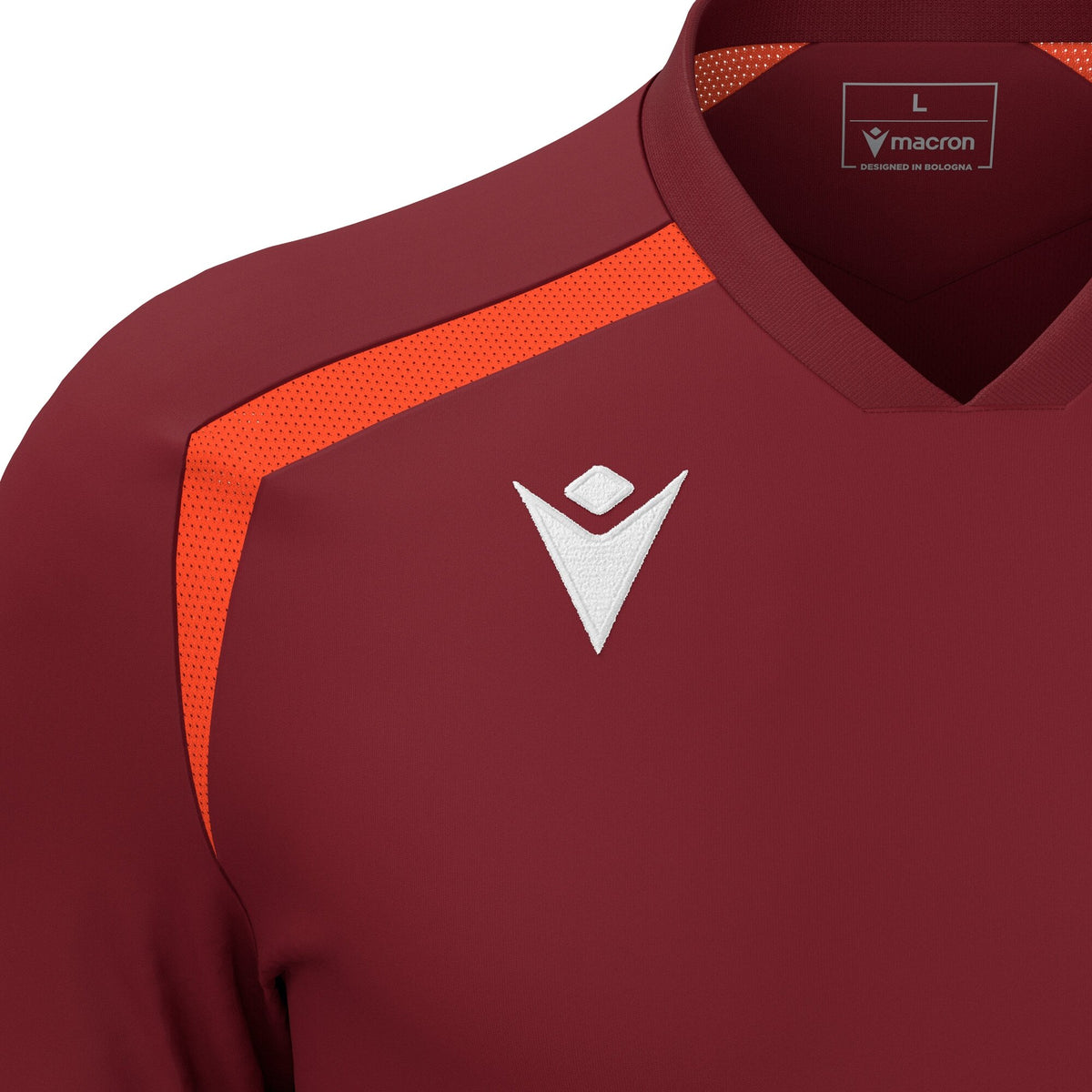Macron Wyrm Shirt - Cardinal/Orange