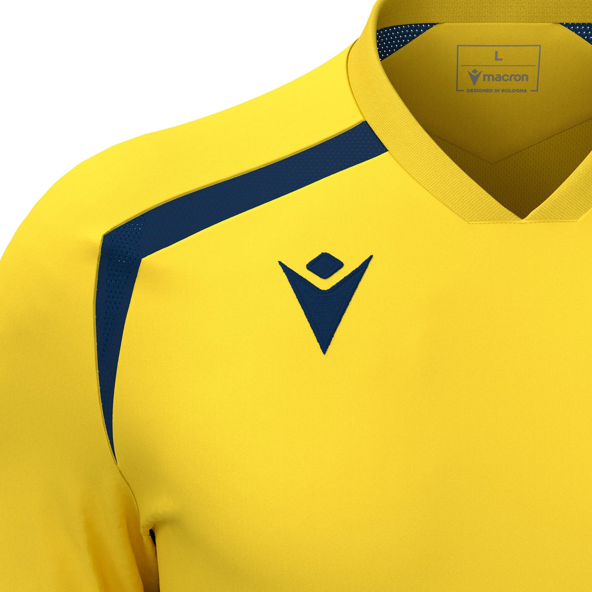 Macron Wyrm Shirt - Yellow/Navy