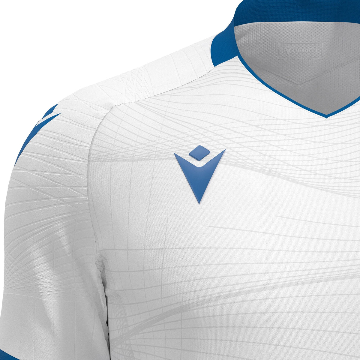 Macron Wyvern Eco Shirt - White/Royal Blue