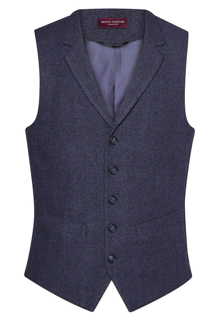 Brook Taverner Memphis Tweed Waistcoat, main product image