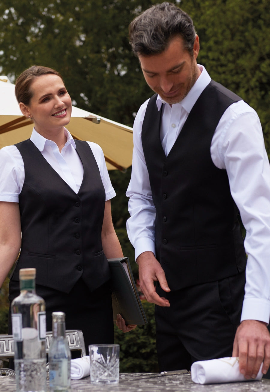 Brook Taverner Mercury Waistcoat in Black, image 5