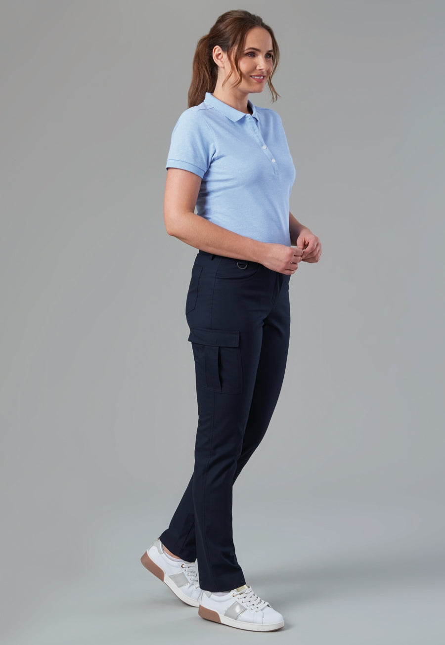 Brook Taverner Nantes Cargo Trouser in Navy, image 5