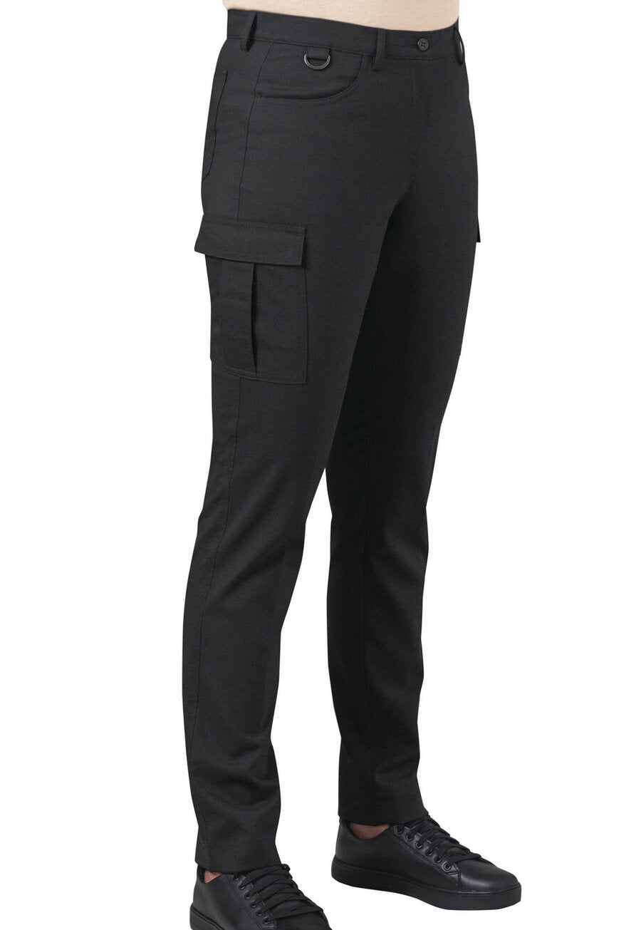 Brook Taverner Nantes Cargo Trouser in Charcoal, image 2
