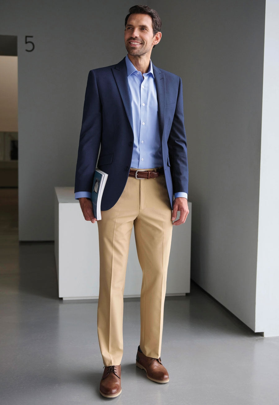 Brook Taverner Oliver Trouser in Sand, image 9