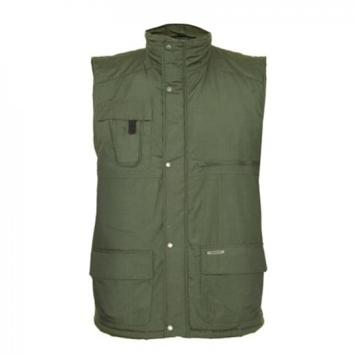 Champion Peak Bodywarmer Green, front view