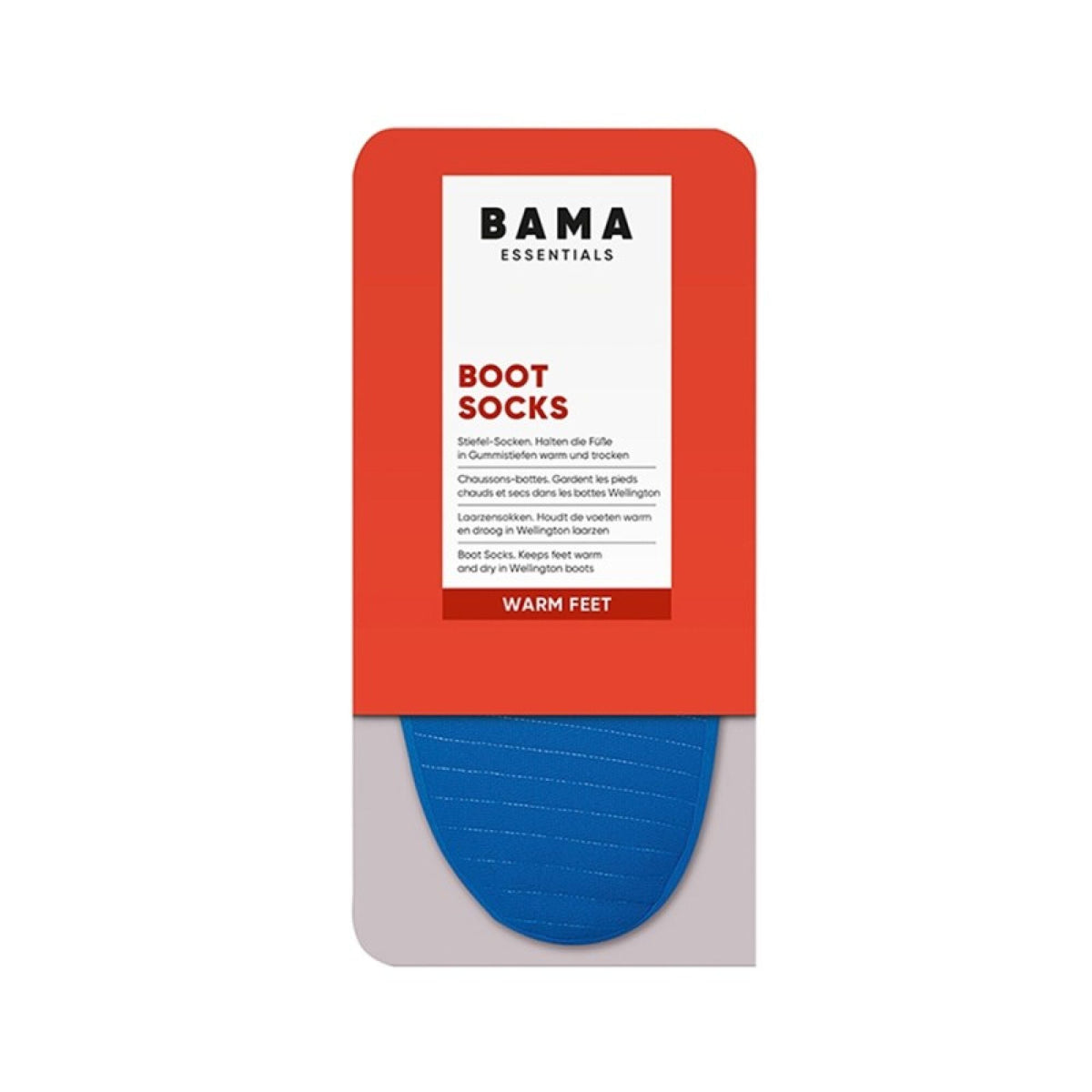 The Workwear Company Bama Sokkets Boot Socks Grey, front view