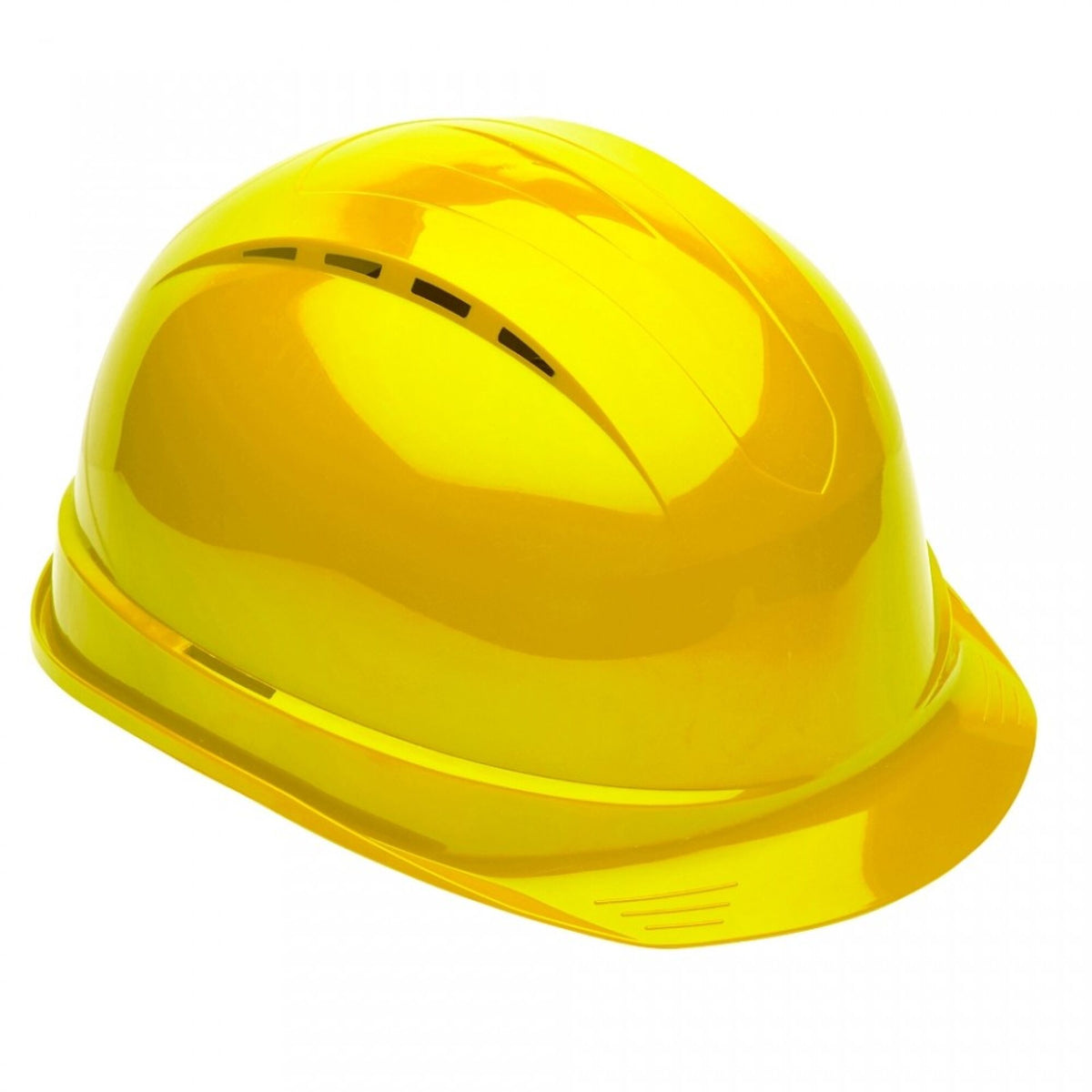 The Workwear Company Safety Helmet Yellow, front view