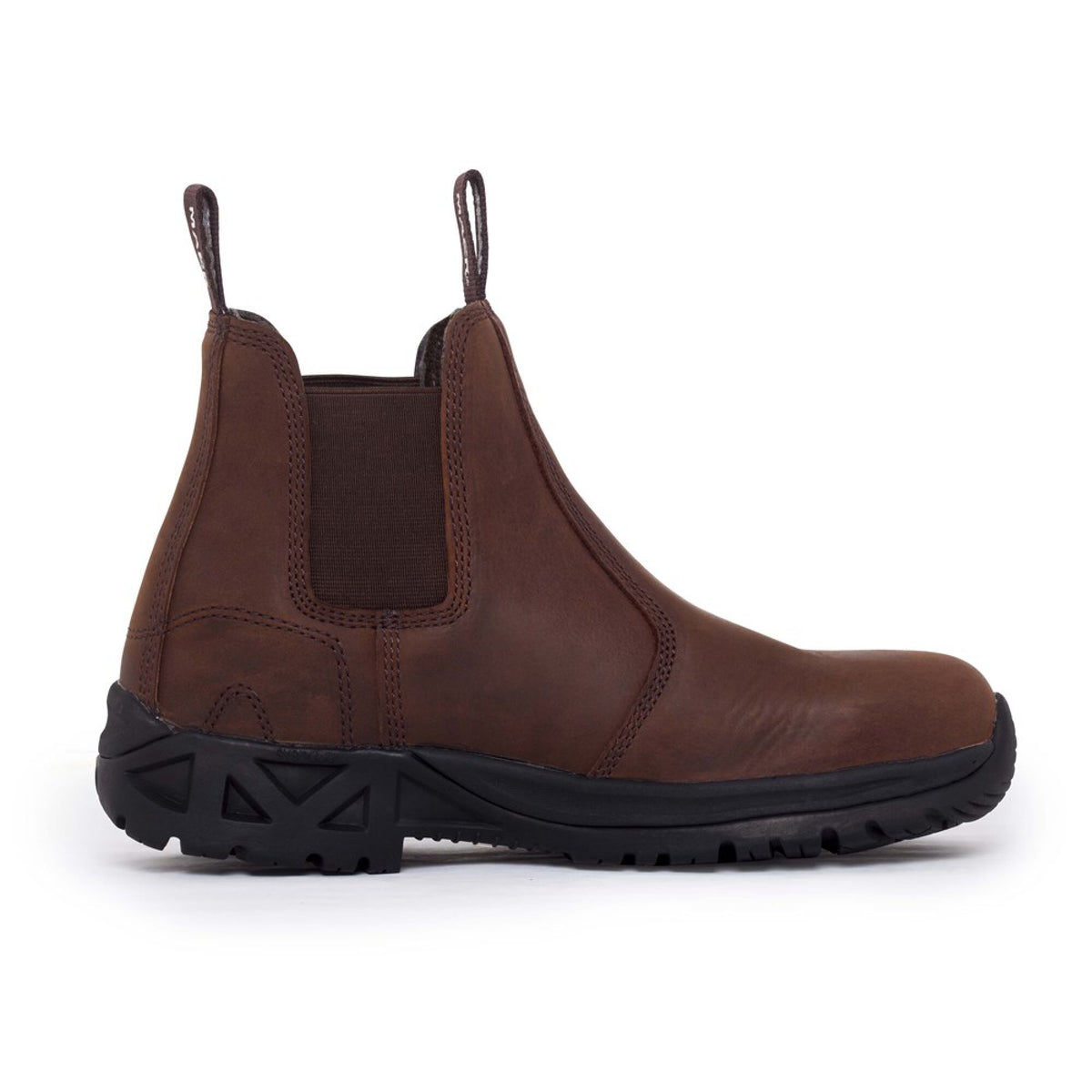 Mack Rider SB Safety Dealer Boot Dark Brown, front view
