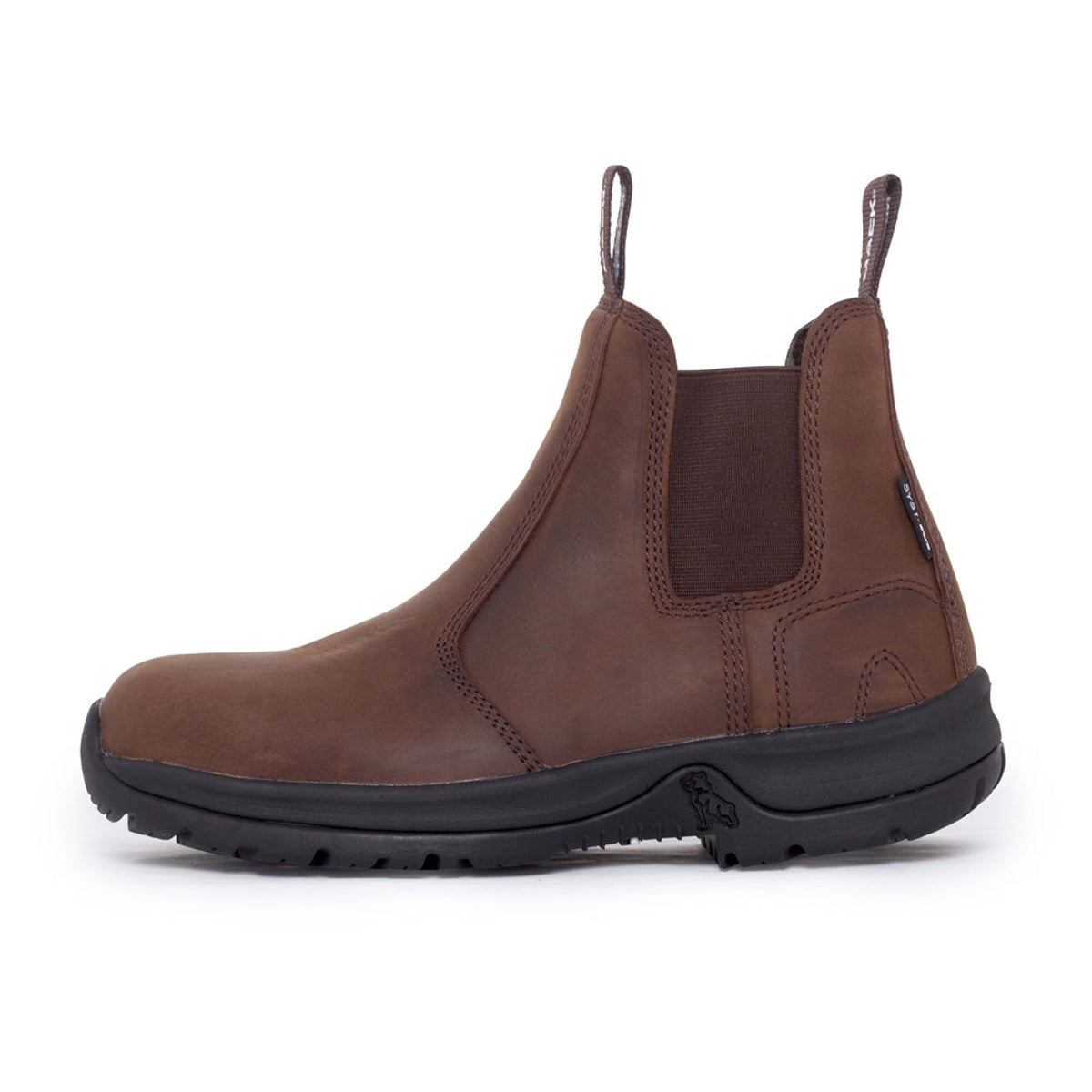Mack Rider SB Safety Dealer Boot Dark Brown, front view
