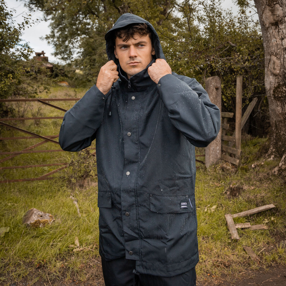 Xpert Swampmaster Xtremegear Waterproof Jacket Navy, front view