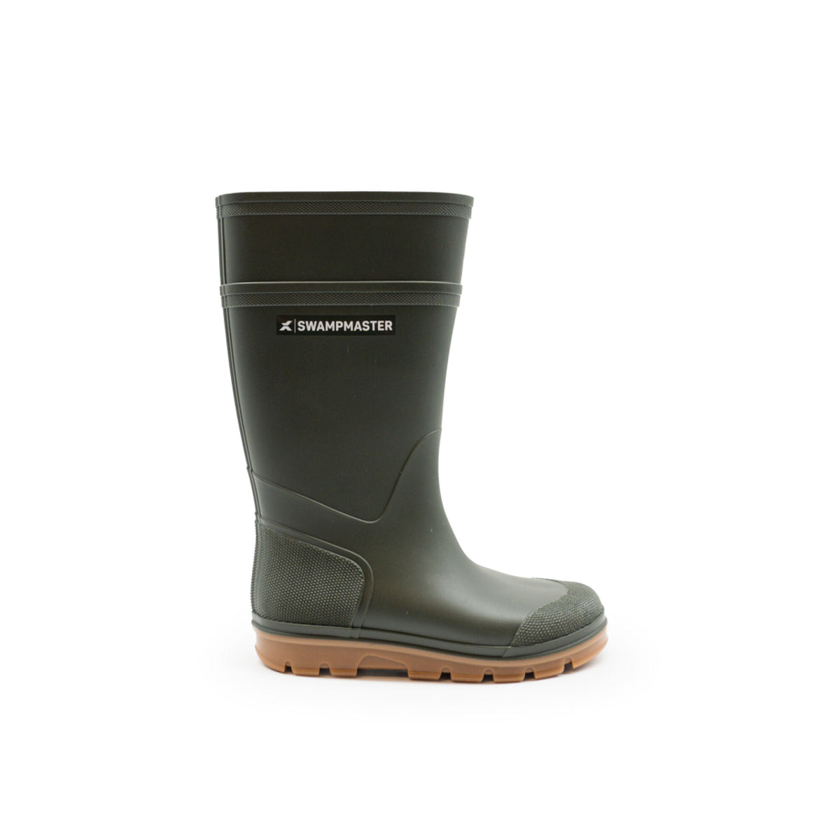 Xpert Swampmaster Stampede Junior Wellington Green, front view