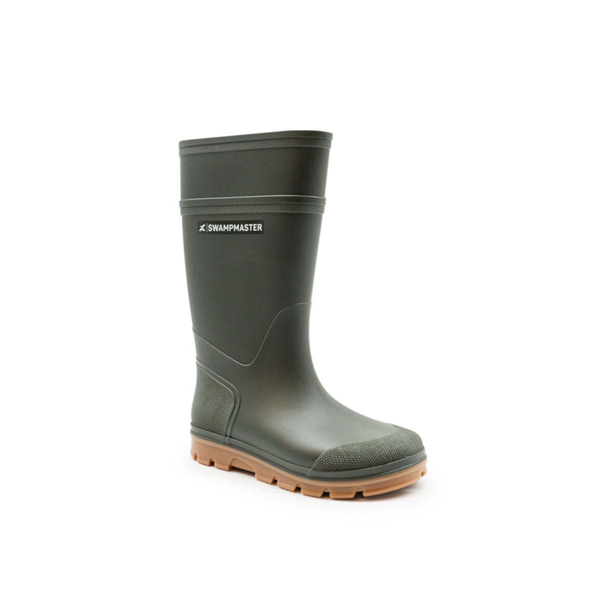 Xpert Swampmaster Stampede Junior Wellington Green, front view