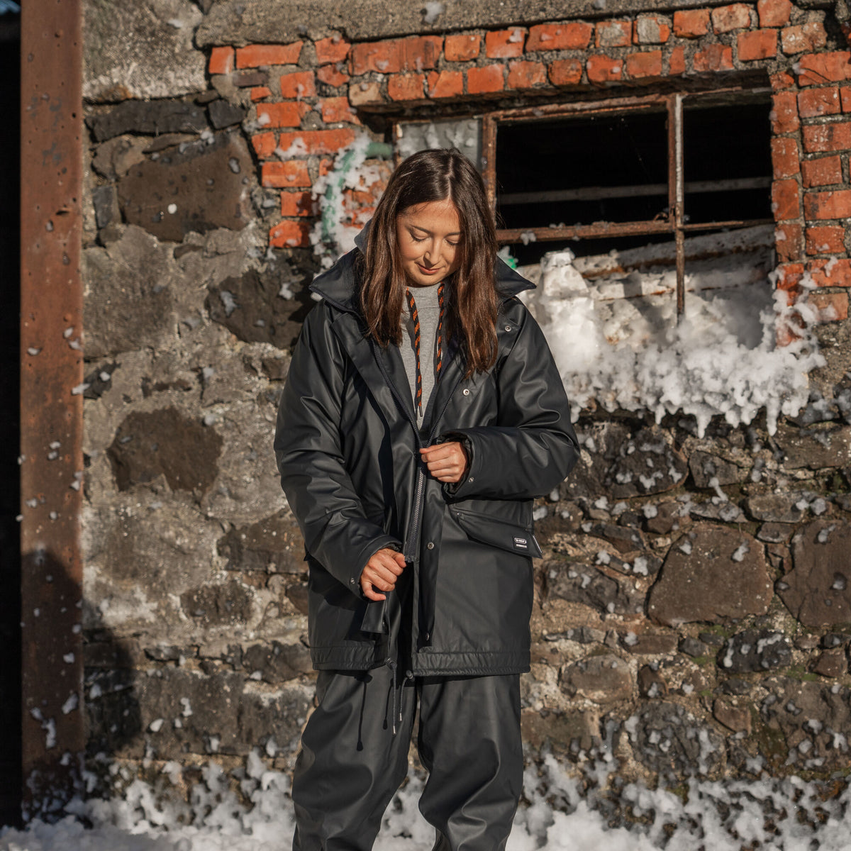 Xpert Swampmaster Thermgear Waterproof Lined Jacket Navy, front view