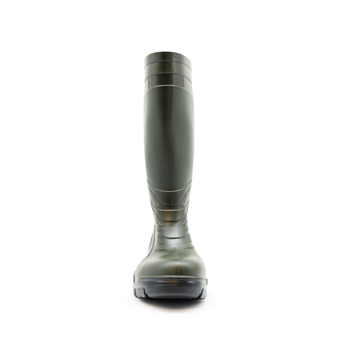 Xpert Swampmaster Vortex Non-Safety PVC Wellington Green, front view