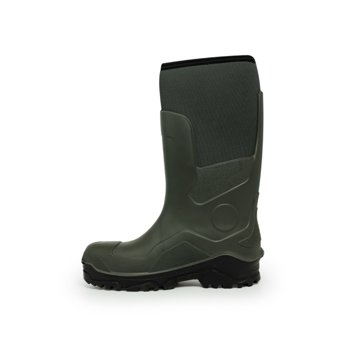 Xpert Swampmaster Pro Trapper Non-Safety Neoprene Wellington Green, front view