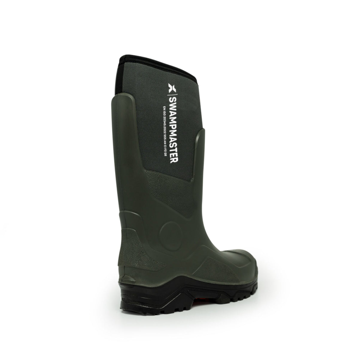 Xpert Swampmaster Pro Trapper Non-Safety Neoprene Wellington Green, front view