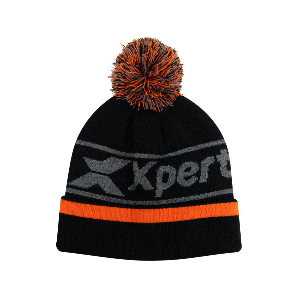 Xpert Core Xpert Junior Pom Pom Beanie Hat Black, front view