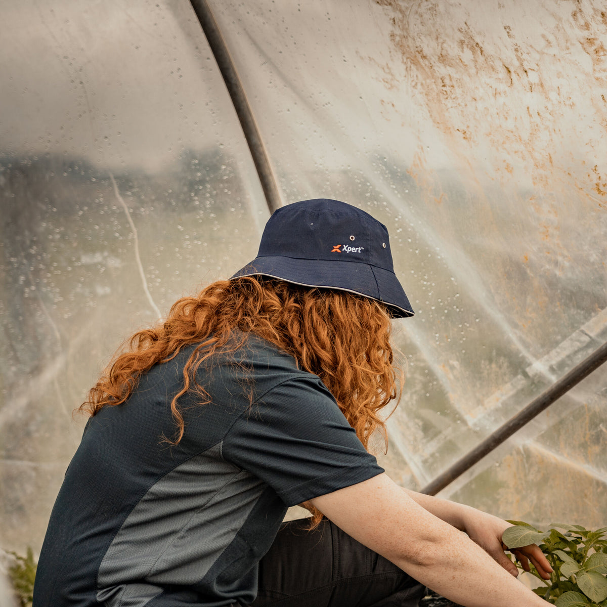 Xpert Core Bucket hat Navy, front view