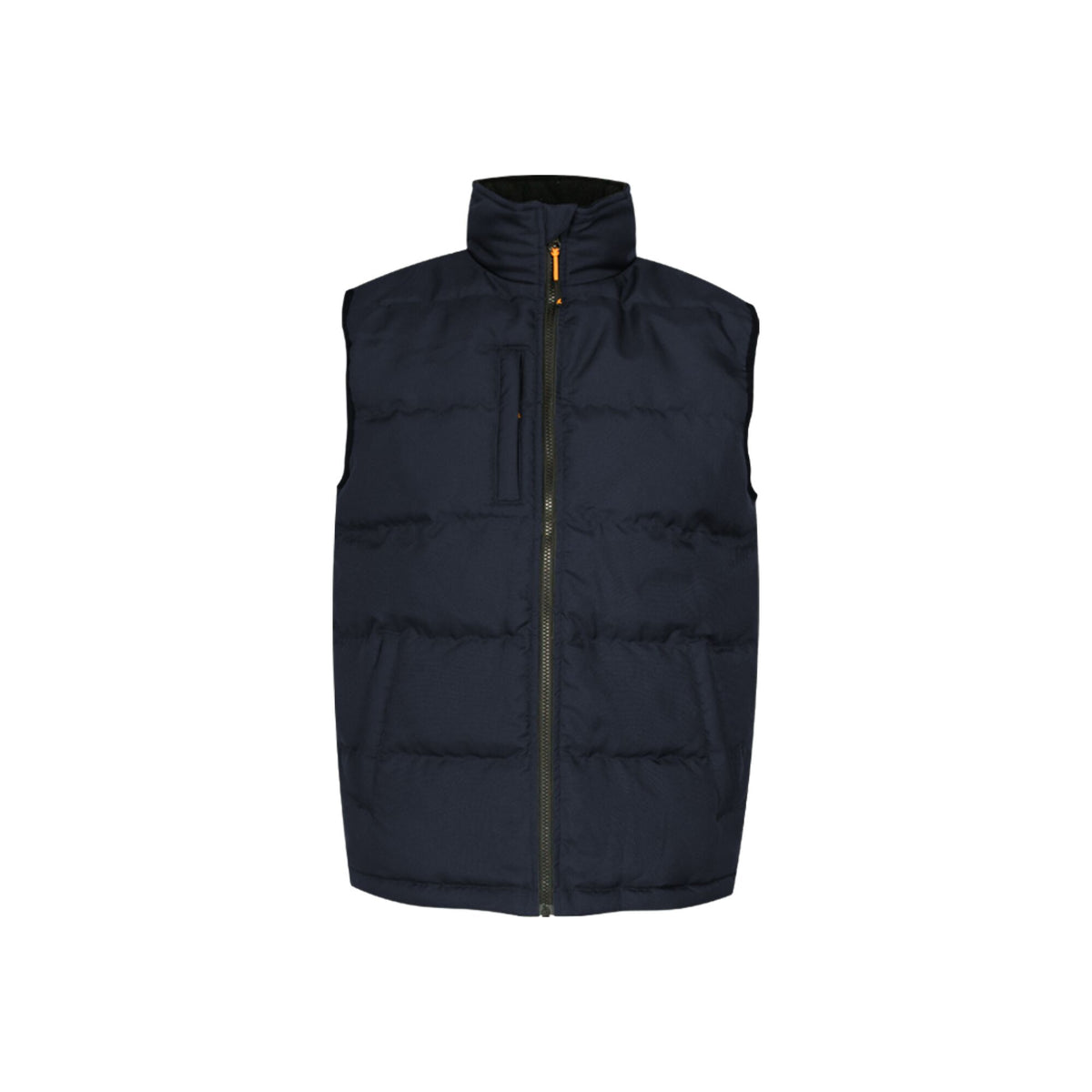 Xpert Core Padded Work Bodywarmer Navy, front view