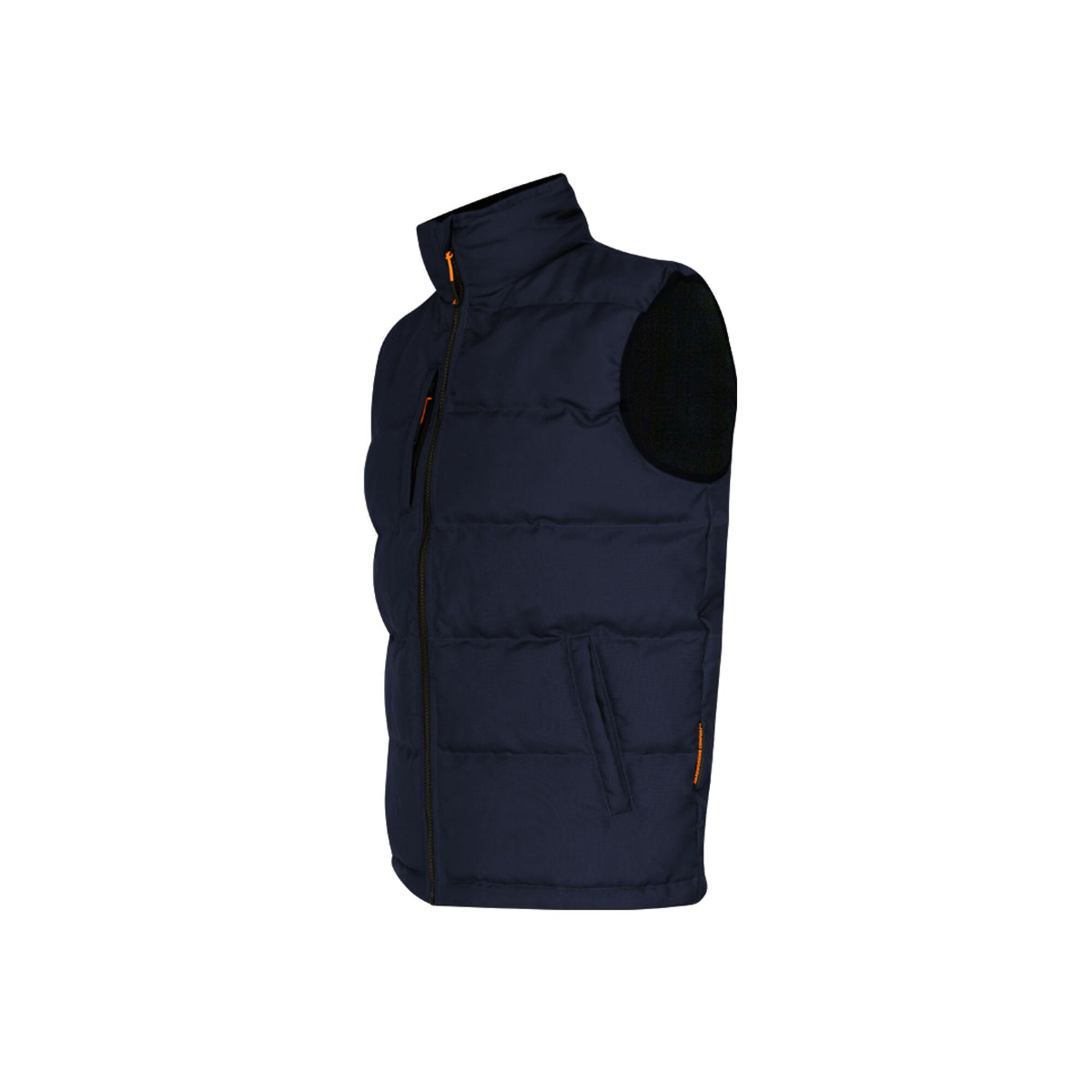 Xpert Core Padded Work Bodywarmer Navy, front view