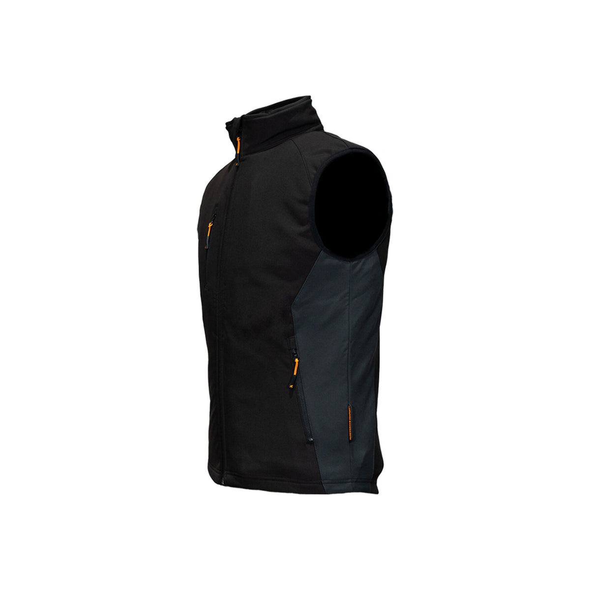 Xpert Core Softshell Bodywarmer Black, front view