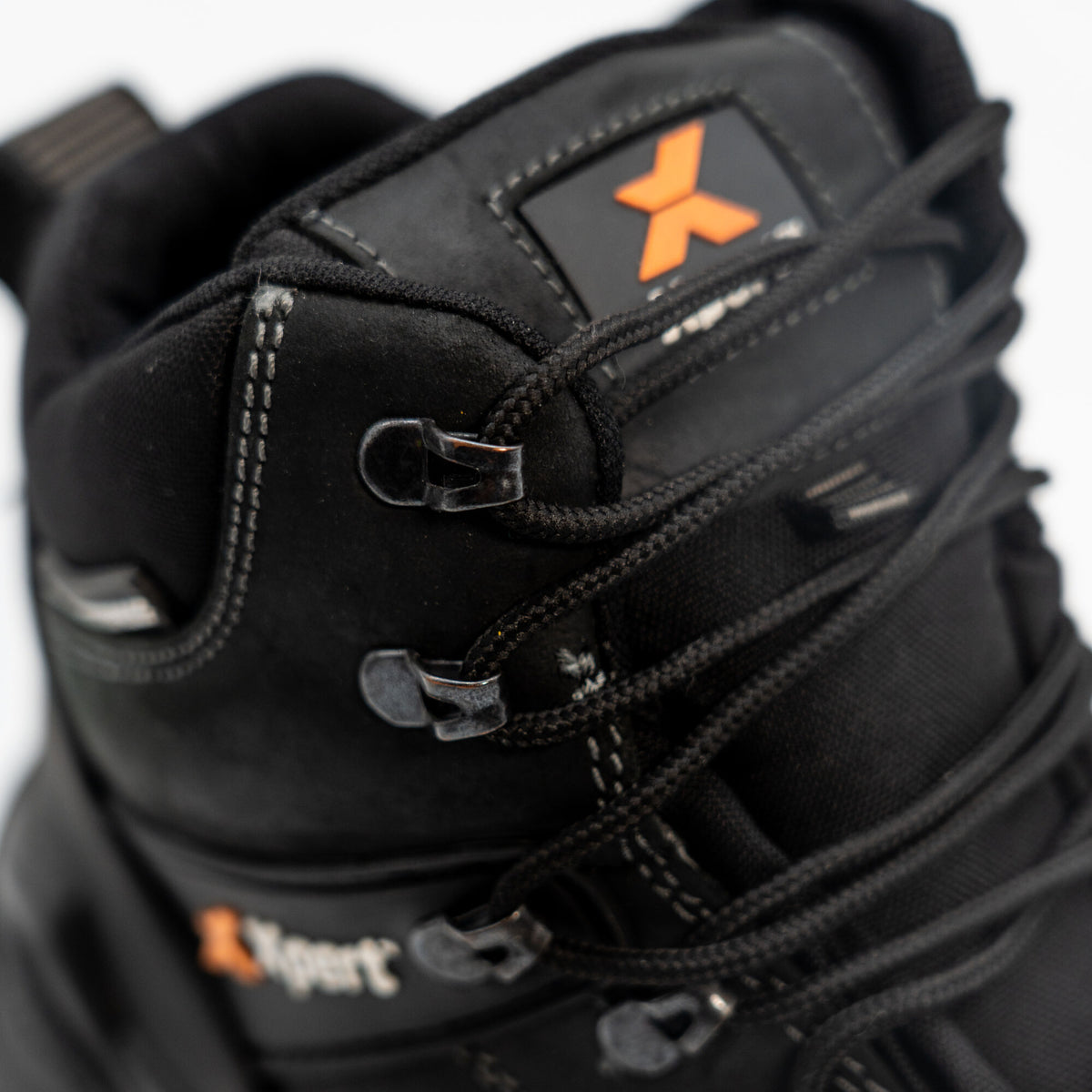 Xpert Core Xpert Hard Wearing Boot Laces Black, front view