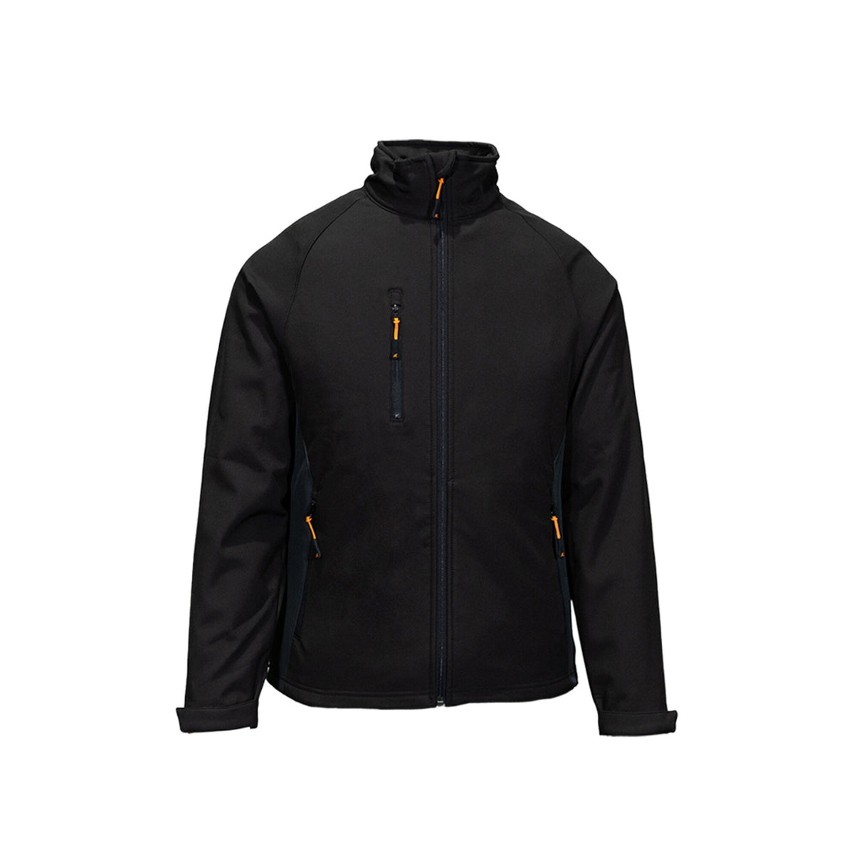 Xpert Core Softshell Jacket Black, front view