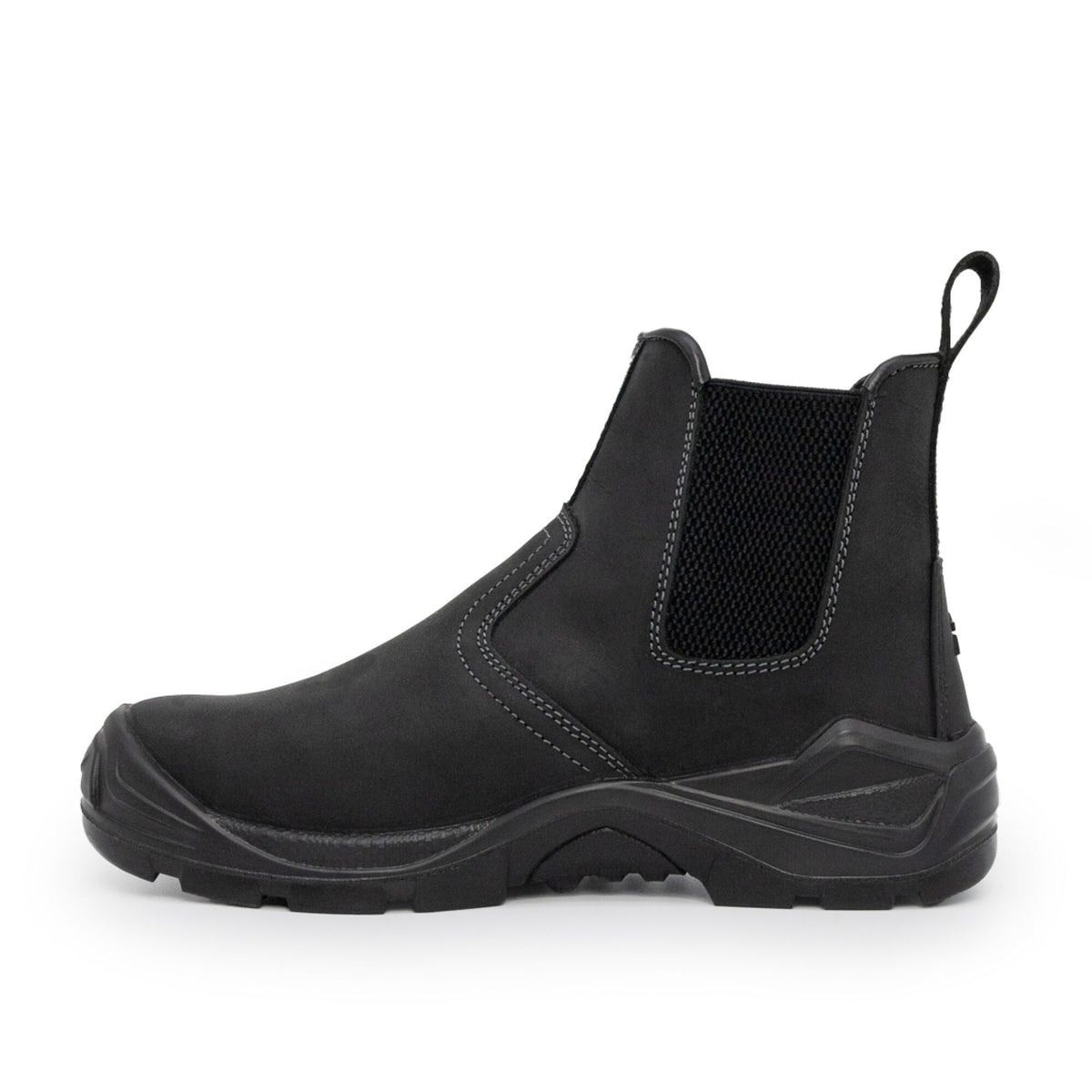 Xpert Defiant S3 Safety Dealer Boot Black, front view