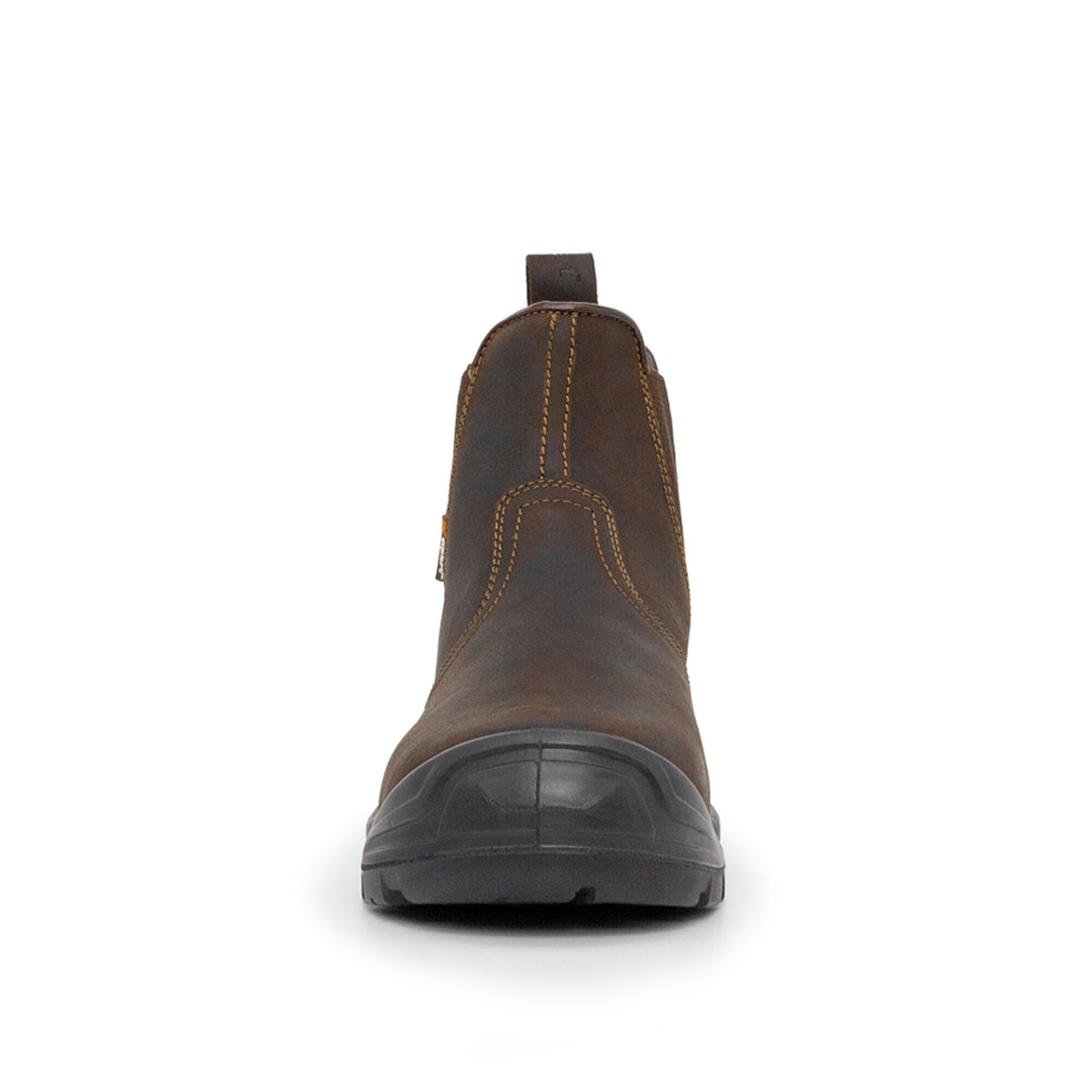 Xpert Defiant S3 Safety Dealer Boot Brown, front view