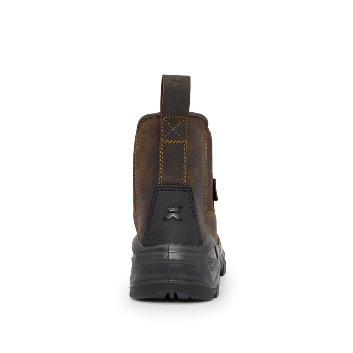 Xpert Defiant S3 Safety Dealer Boot Brown, front view
