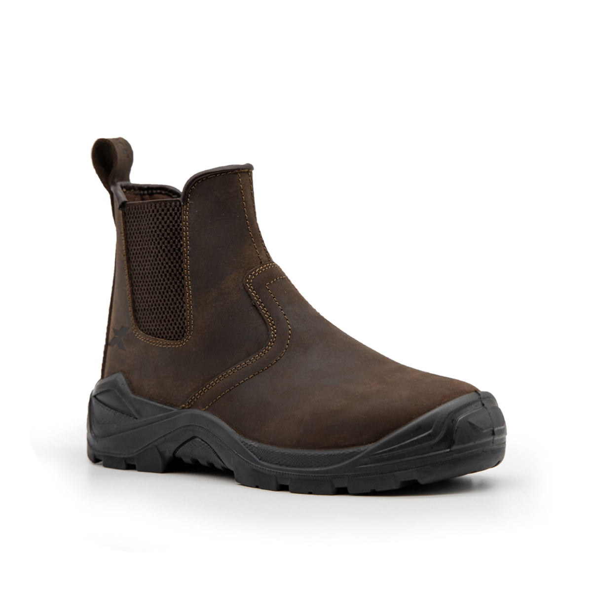 Xpert Tempest Non-Safety Dealer Boot Brown, front view