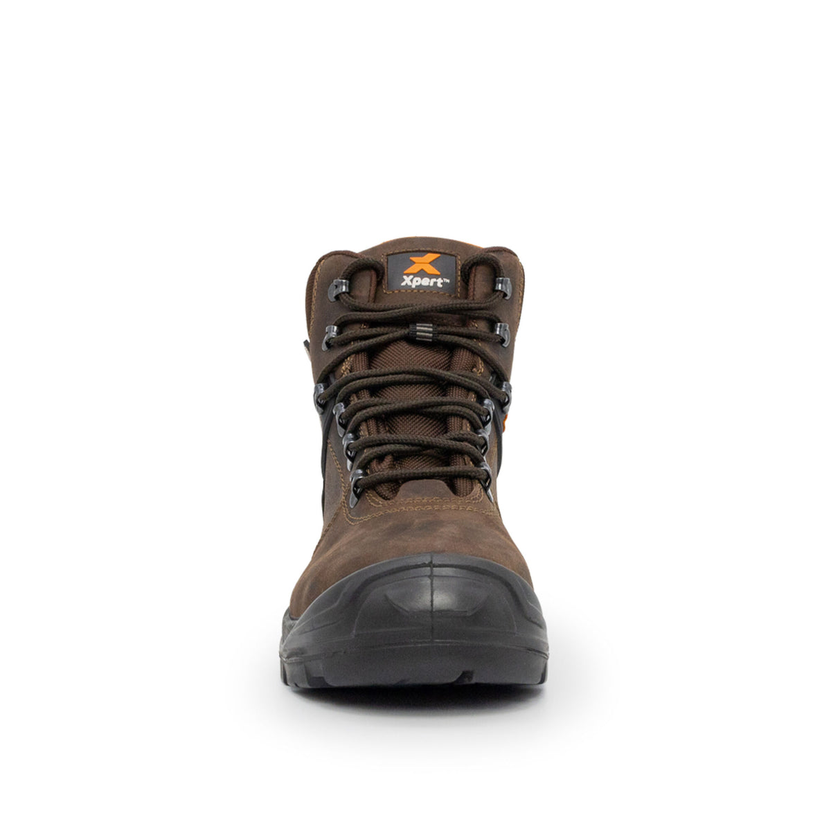 Xpert Typhoon Waterproof S3 Safety Boot Brown, front view