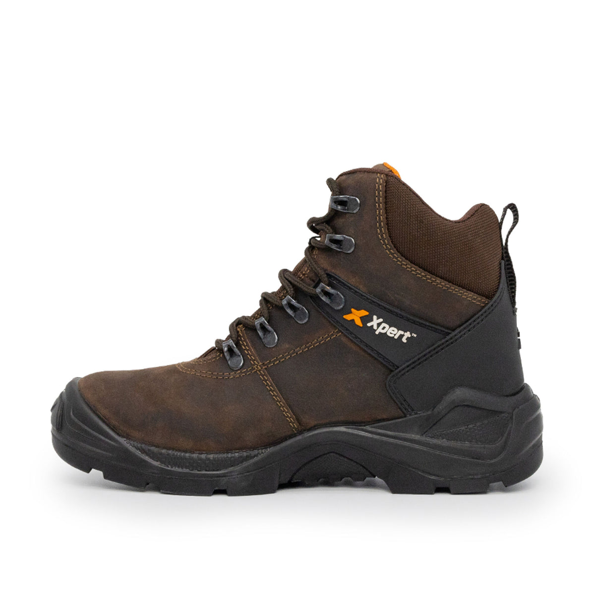 Xpert Typhoon Waterproof S3 Safety Boot Brown, front view
