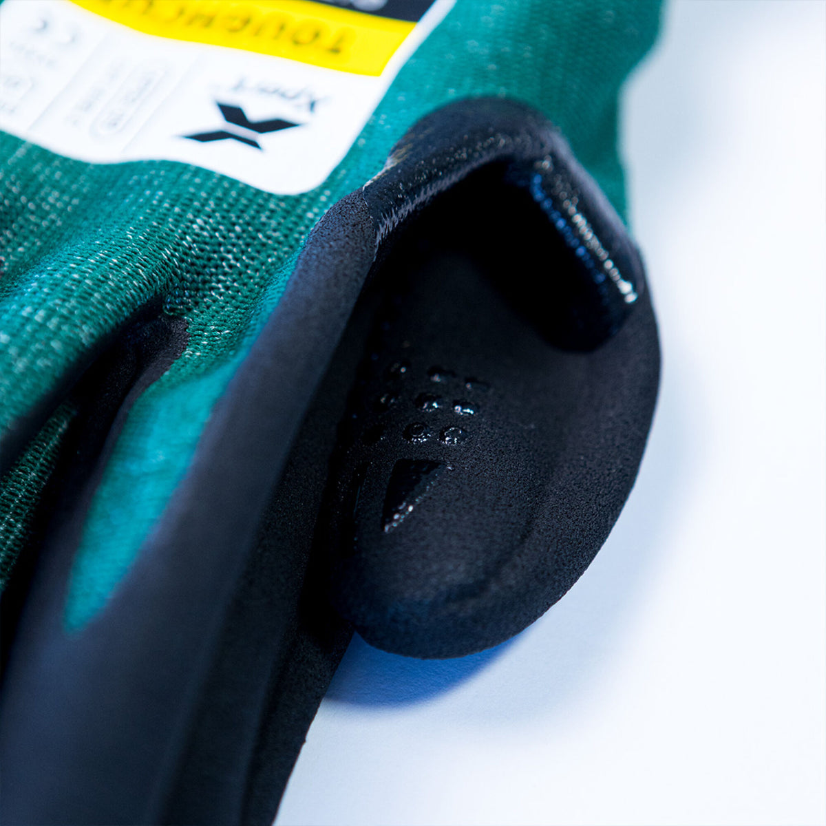 Xpert Core Toughcut Level C Cut Resistant Dexterous Glove Green/Black, front view