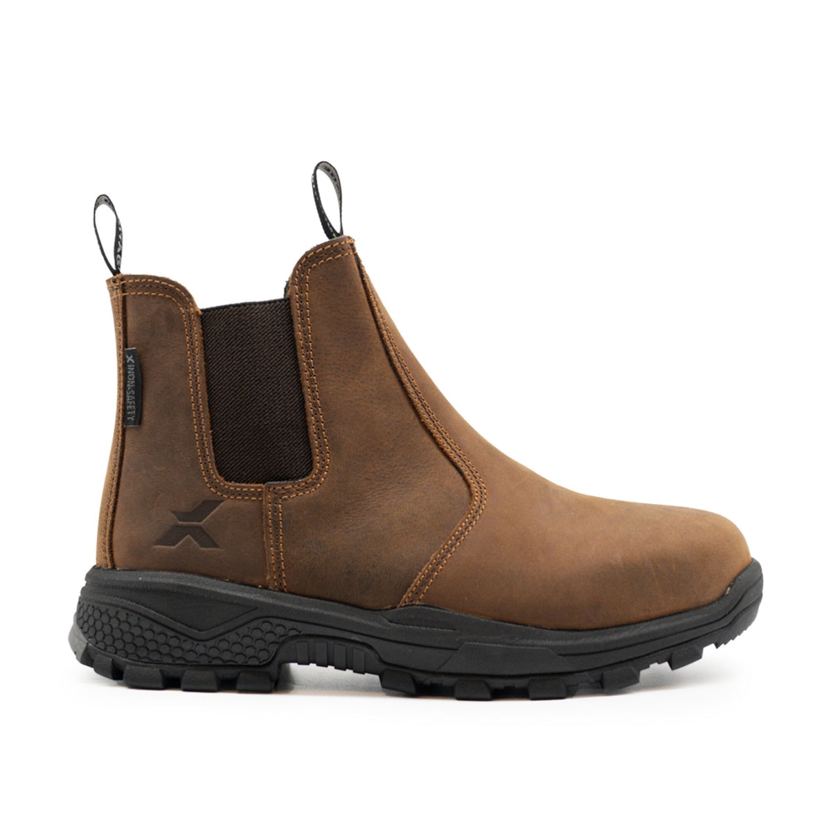 Xpert Heritage Dealer S3L Safety Boot Brown, front view