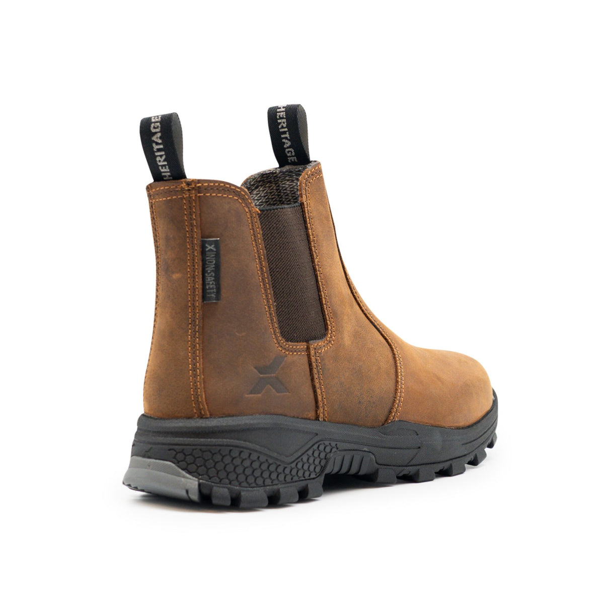 Xpert Heritage Dealer S3L Safety Boot Brown, front view