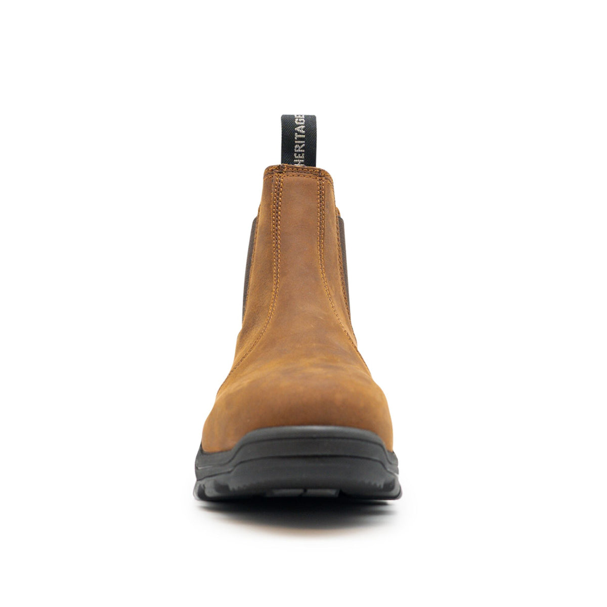 Xpert Heritage Rancher Non-Safety Boot Brown, front view