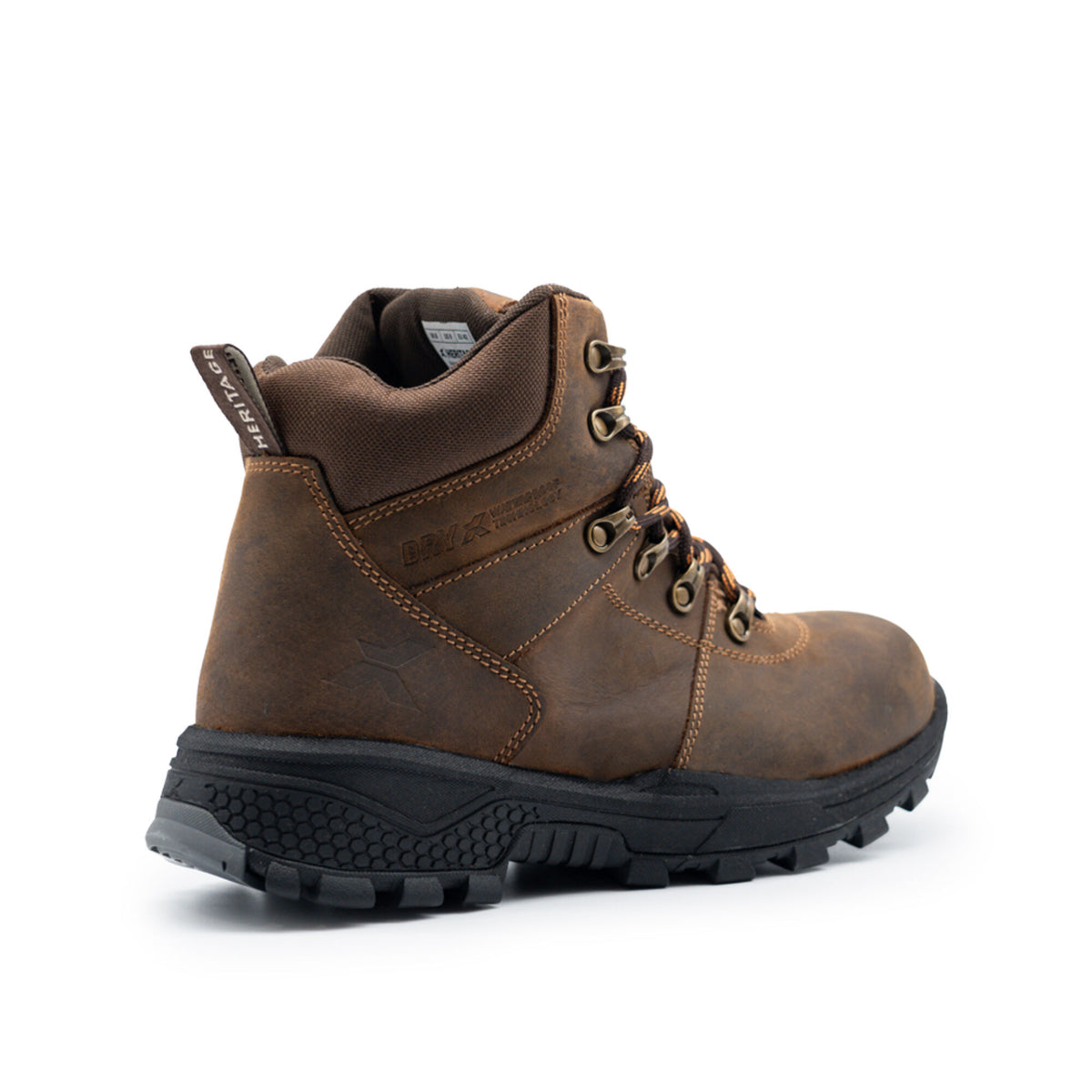 Xpert Heritage Explorer Waterproof Hiking Boot Brown, front view