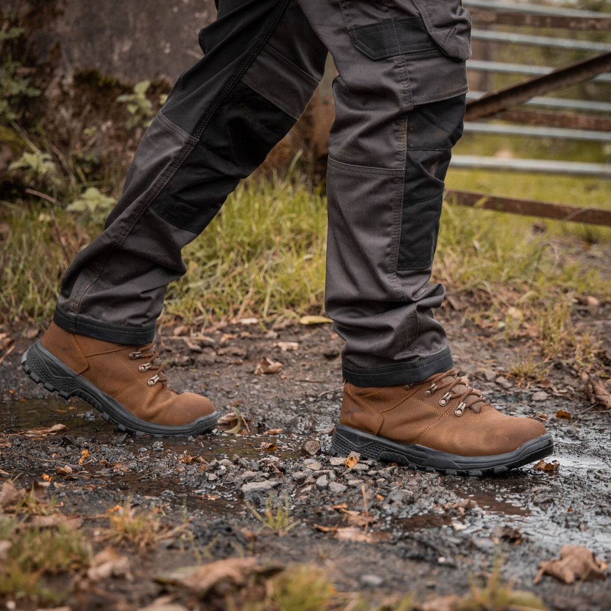 Xpert Heritage Explorer Waterproof Hiking Boot Brown, front view